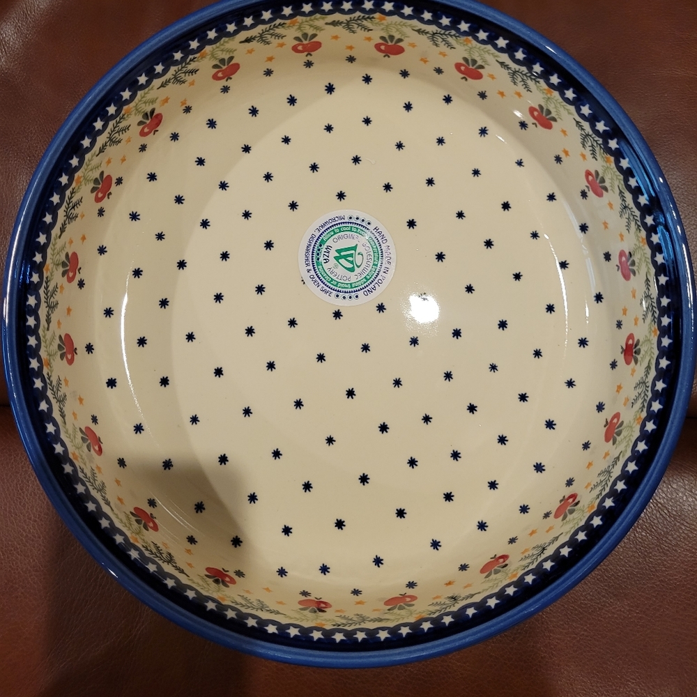 Polish Serving bowl painted